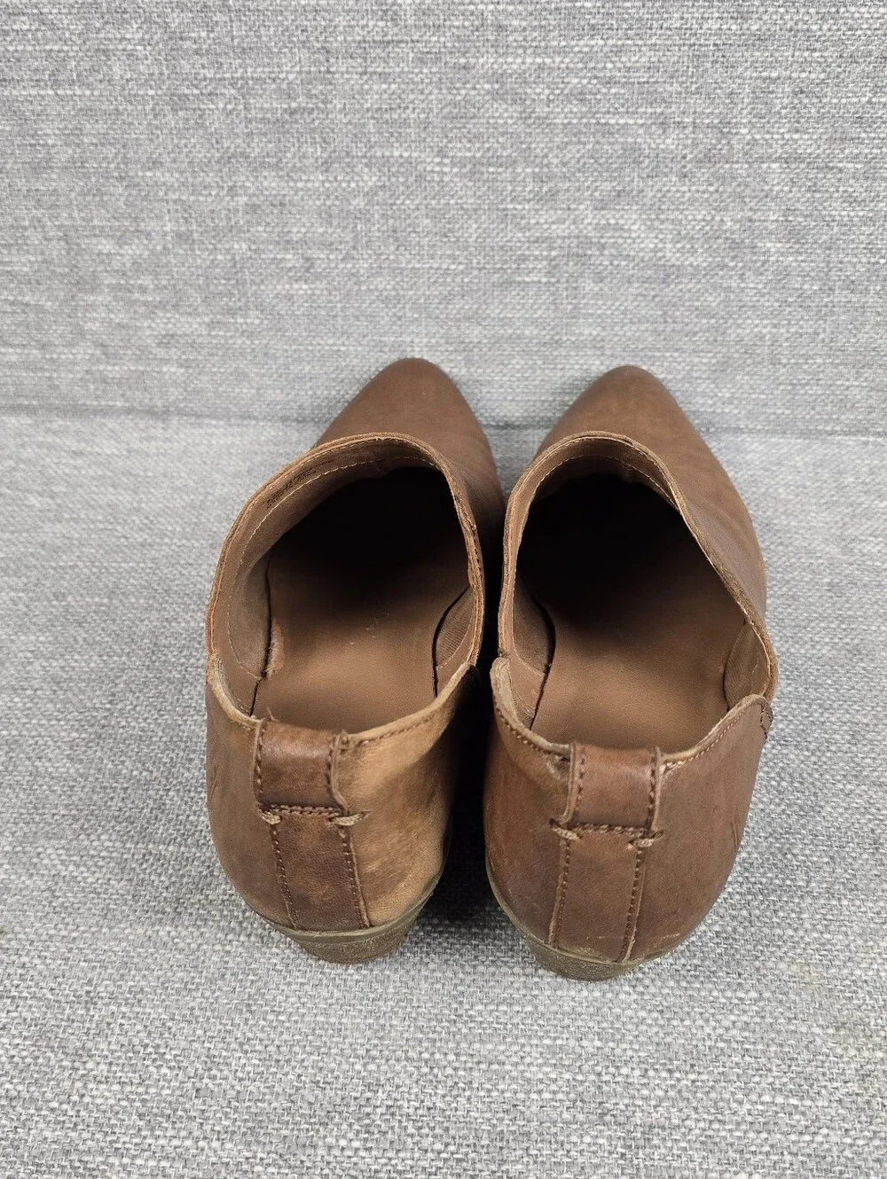 Frye Rowen Tan Leather Ankle Booties Womens Sz 8.5M